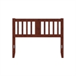AFI Tahoe Slatted Wood Headboard Full Walnut