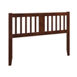 AFI Tahoe Slatted Wood Headboard Queen Walnut