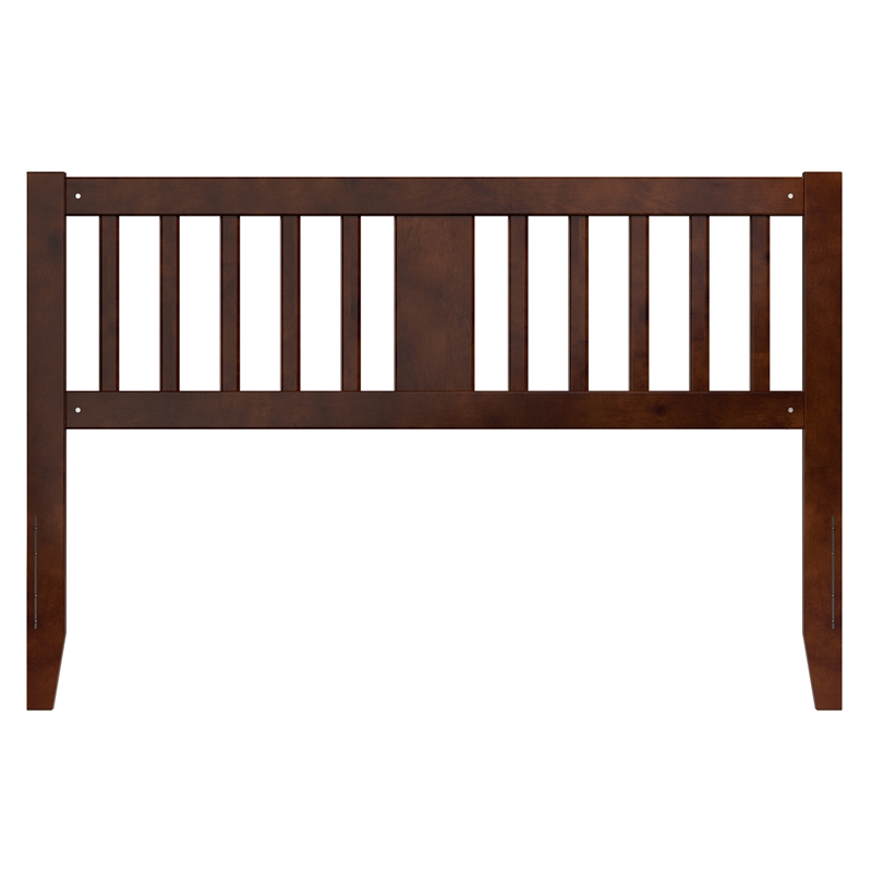 AFI Tahoe Slatted Wood Headboard Queen Walnut