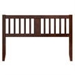 AFI Tahoe Slatted Wood Headboard Queen Walnut