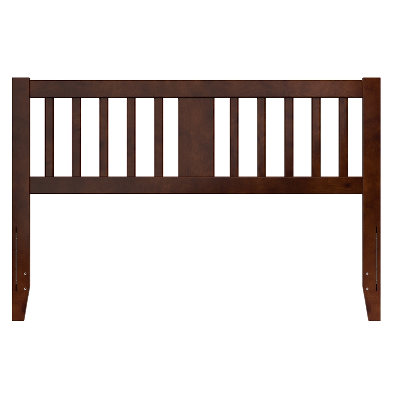 AFI Tahoe Slatted Wood Headboard Queen Walnut
