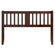 AFI Tahoe Slatted Wood Headboard Queen Walnut