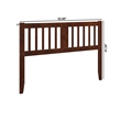 AFI Tahoe Slatted Wood Headboard Queen Walnut