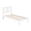 AFI Tahoe Twin XL Solid Wood Spindle Platform Bed in White