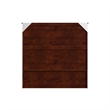 AFI Hamilton Twin XL Solid Wood Murphy Bed Chest with Built-In Charger in Walnut