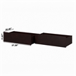 AFI Urban Twin Full Solid Wood Bed Drawers in Espresso (Set of 2)