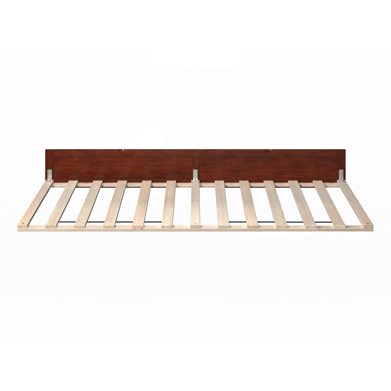 AFI Solid Wood Twin Extra Long Contemporary Trundle in Walnut