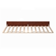 AFI Solid Wood Twin Extra Long Contemporary Trundle in Walnut
