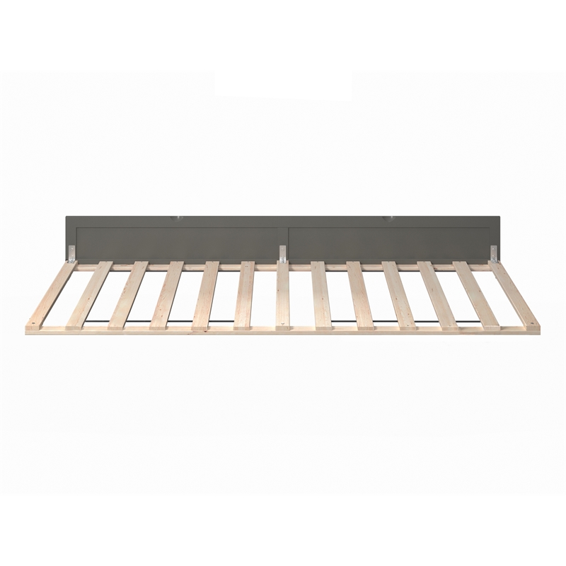 AFI Twin XL Contemporary Solid Wood Contemporary Trundle in Gray