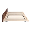 AFI Urban Solid Wood Twin Size Modern Panel Trundle in Walnut
