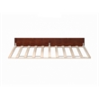 AFI Urban Solid Wood Twin Size Modern Panel Trundle in Walnut