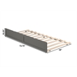 AFI Contemporary Solid Wood Twin Sized Panel Trundle in Gray