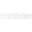 AFI Twin/Full Solid Wood Transitional Bed Drawers in White (Set of 2)