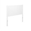AFI NoHo Mid-Century Panel Wood Headboard Full White
