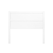 AFI NoHo Mid-Century Panel Wood Headboard Full White