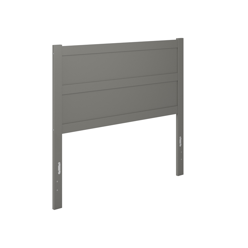 AFI NoHo Mid-Century Panel Wood Headboard Full Grey