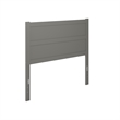 AFI NoHo Mid-Century Panel Wood Headboard Full Grey