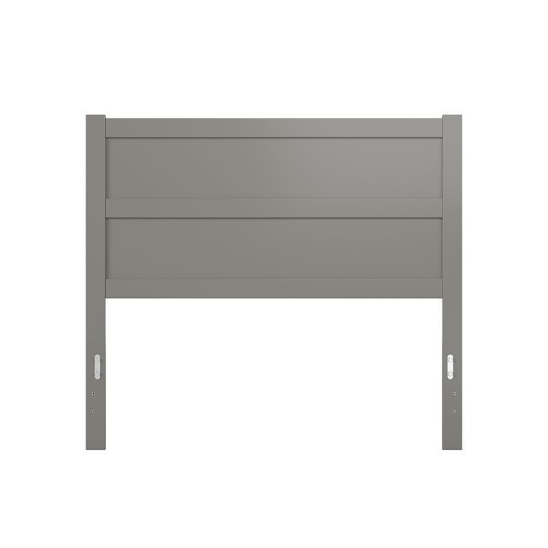 AFI NoHo Mid-Century Panel Wood Headboard Full Grey