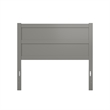AFI NoHo Mid-Century Panel Wood Headboard Full Grey