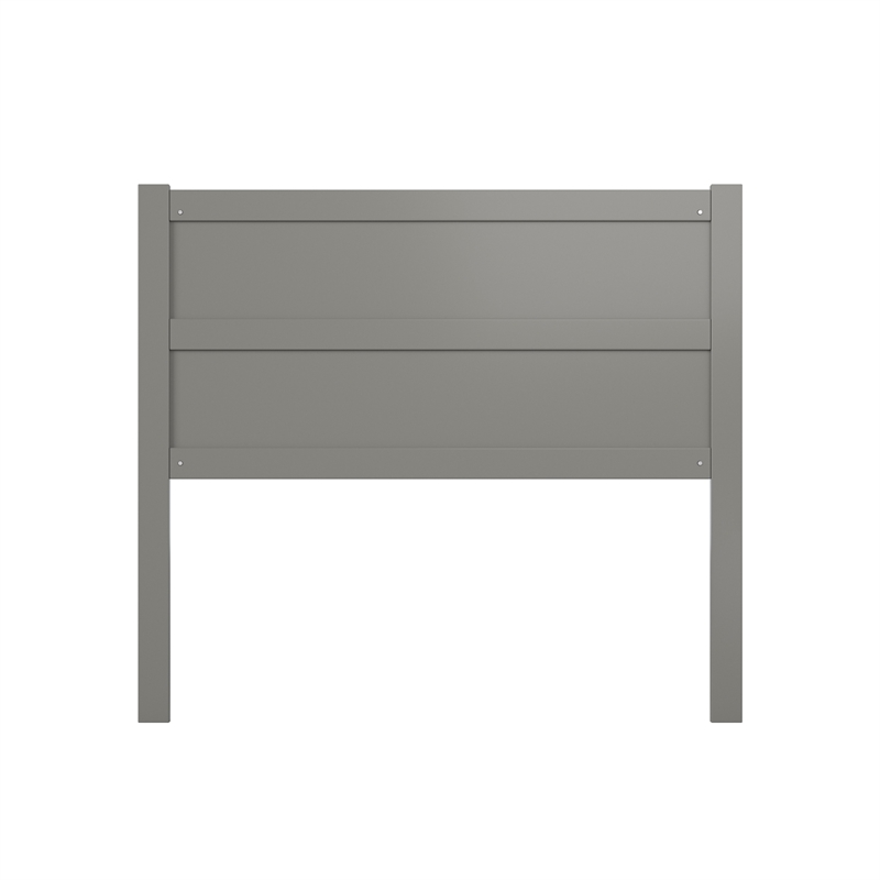AFI NoHo Mid-Century Panel Wood Headboard Full Grey
