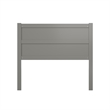 AFI NoHo Mid-Century Panel Wood Headboard Full Grey
