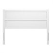 AFI NoHo Mid-Century Panel Wood Headboard Queen White