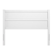 AFI NoHo Mid-Century Panel Wood Headboard Queen White
