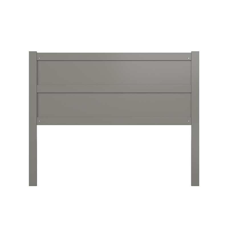 AFI NoHo Mid-Century Panel Wood Headboard Queen Grey