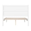 AFI NoHo Wood Twin Platform Bed in White