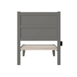 AFI NoHo Farmhouse Wood Twin Bed in Grey