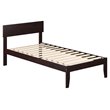 AFI Boston Modern Solid Wood Twin Size Platform Bed in Espresso