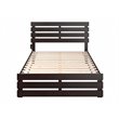 AFI Oxford Modern Solid Wood Full Bed with Footboard in Espresso