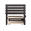 AFI Oxford Wood Twin Bed with Footboard and Twin Trundle in Espresso