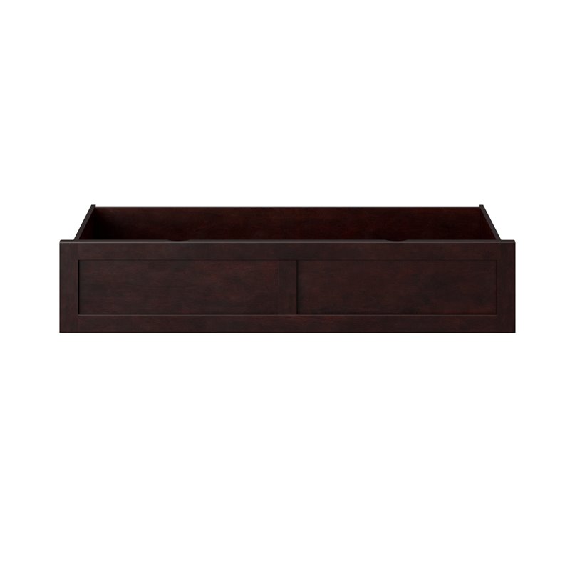 AFI Underbed Accessory Modern Wood Full Foot Drawer in Espresso