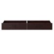 AFI Underbed Accessory Modern Wood Drawers in Espresso (Set of 2)