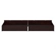 AFI Underbed Accessory Modern Wood Drawers in Espresso (Set of 2)
