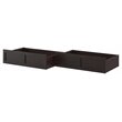 AFI Underbed Accessory Modern Wood Drawers in Espresso (Set of 2)