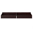 AFI Underbed Drawers Twin XL/Queen/King Wood Drawers in Espresso (Set of 2)