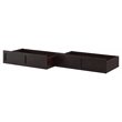 AFI Underbed Drawers Twin XL/Queen/King Wood Drawers in Espresso (Set of 2)