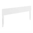 Orlando King Modern Wood Panel Headboard in White