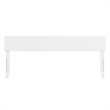 Orlando King Modern Wood Panel Headboard in White