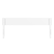 Orlando King Modern Wood Panel Headboard in White