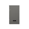 AFI Deerfield Full Solid Wood Modern Murphy Bed Chest with Mattress in Gray