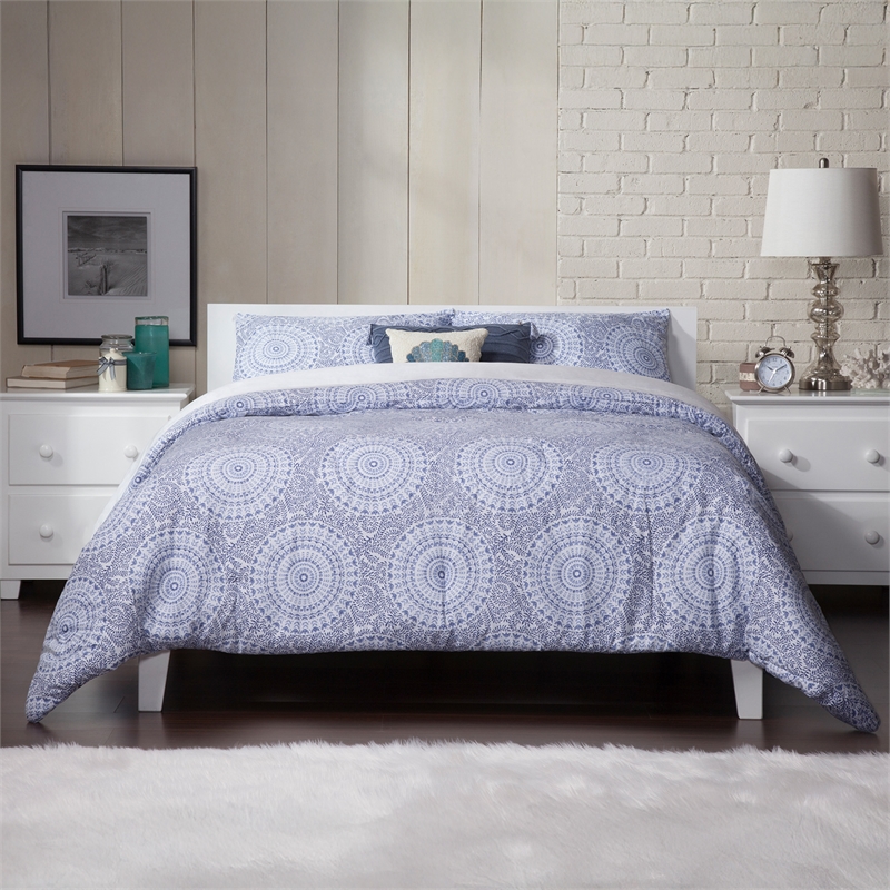 Orlando King Solid Wood Foundation Bed in White