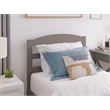 AFI Warren Solid Wood Traditional Twin Bed in Gray