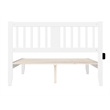 AFI Tahoe Solid Wood Twin Platform Bed in Espresso