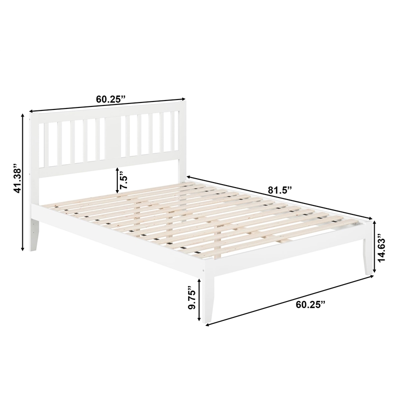 AFI Tahoe Solid Wood Twin Platform Bed in Espresso