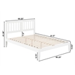 AFI Tahoe Solid Wood Twin Platform Bed in Espresso