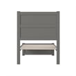 AFI NoHo Queen Solid Wood Bed with Footboard in Espresso