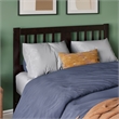 AFI Tahoe Slatted Wood Headboard Full Espresso
